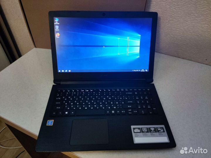 Новый ноутбук Acer Obsidian Intel Gold/DDR 4/M2