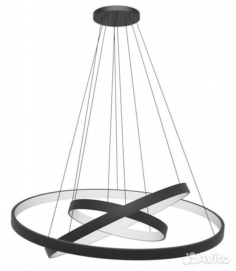 Дизайнерская светодиодная люстра в форме 3-х Колец