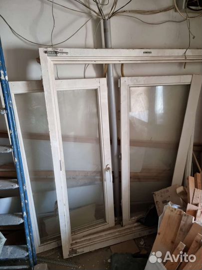 Деревянные окна со стеклопакетом бу