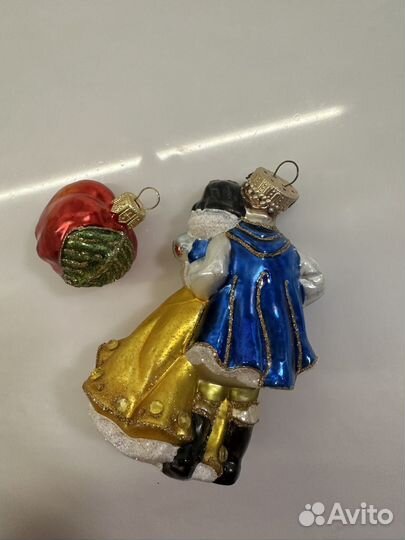 Елочные игрушки Белоснежка/большой шар