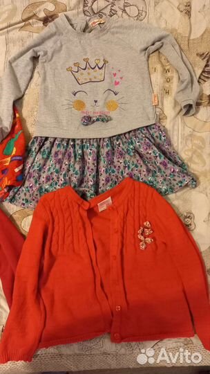 Вещи пакетом на девочку 104 110