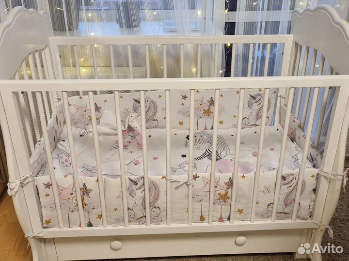 Бортики в детскую кроватку