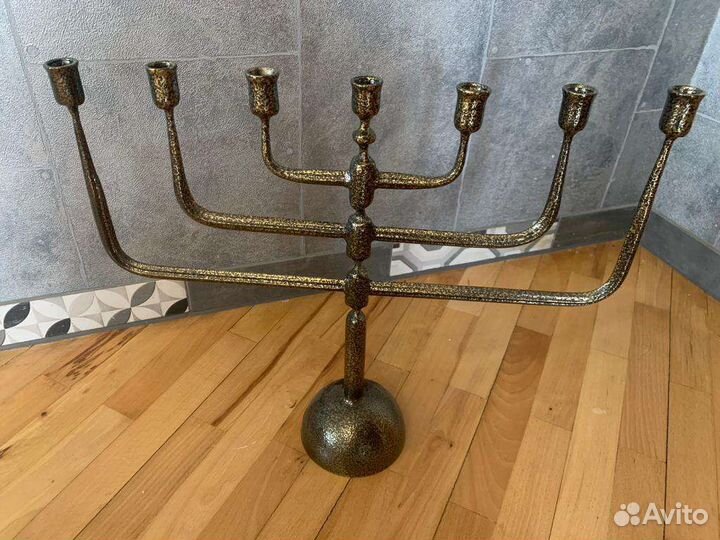 Подсвечник Менора кованая