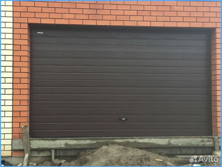 Автоматические секционные гаражные ворота