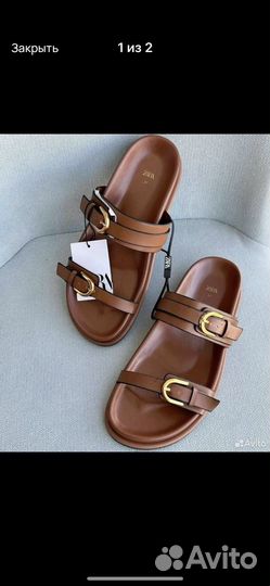 Сандалии zara 36