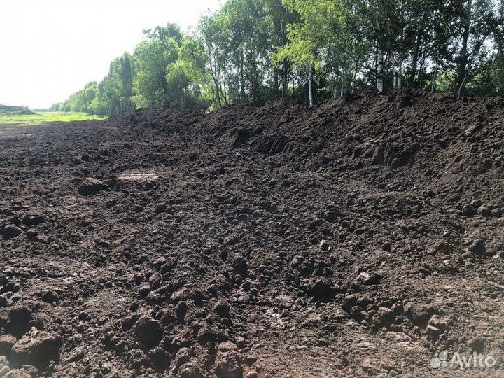 Торф верховой, низинный, Чернозём