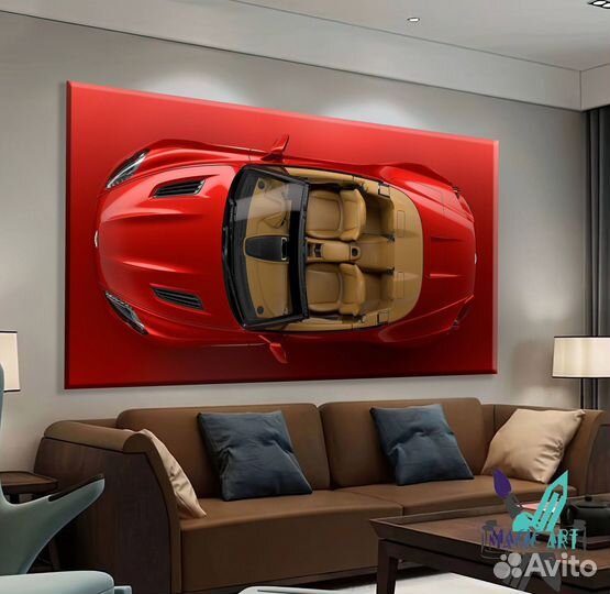 Картины с авто и другой техникой. Печать на холсте