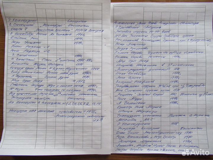 Пластинки 70-х, 80-х, 90-х годов