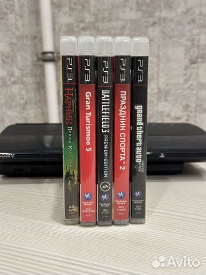 Sony playstation 3 slim с играми