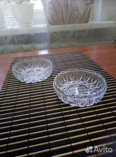 Пепельница хрустальная