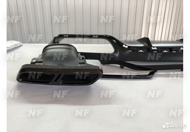 Диффузор с насадками 63S AMG Mercedes E 213