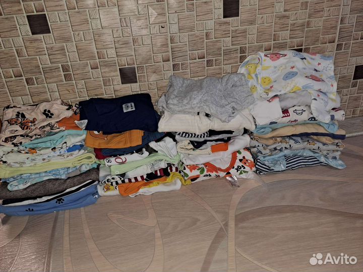 Вещи пакетами для мальчика до 2 лет и девочки до 9
