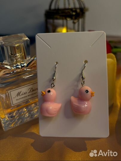 Сережки бижутерия