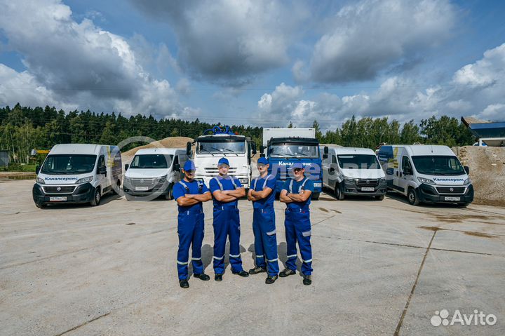 Прочистка канализации, устранение засоров 24/7