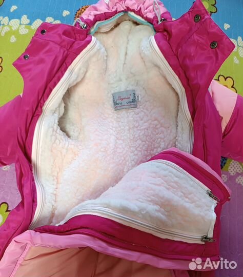 Зимний комбинезон для девочки 86 размер