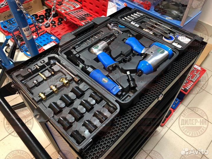 Набор пневмоинструмента 50пр. Rock force