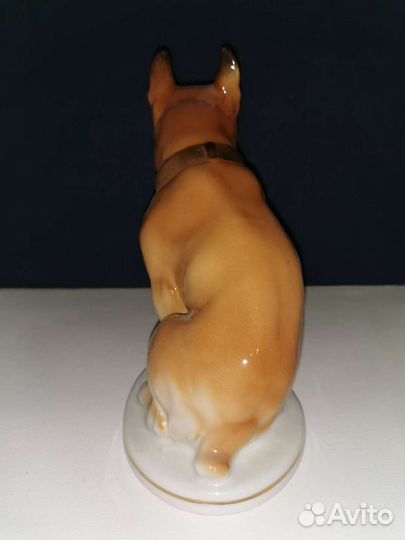 Статуэтка Бульдог лфз СССР