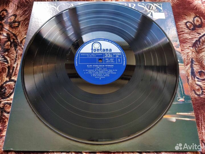 Oscar Peterson Blues Etude Japan 1974 винил джаз