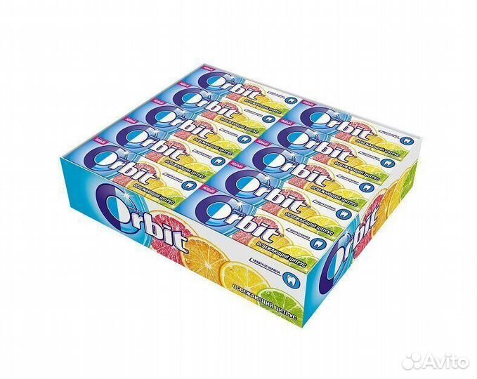 Жевательная резинка Orbit Освежающий цитрус Без с
