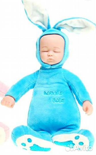 Кукла заяц спящая
