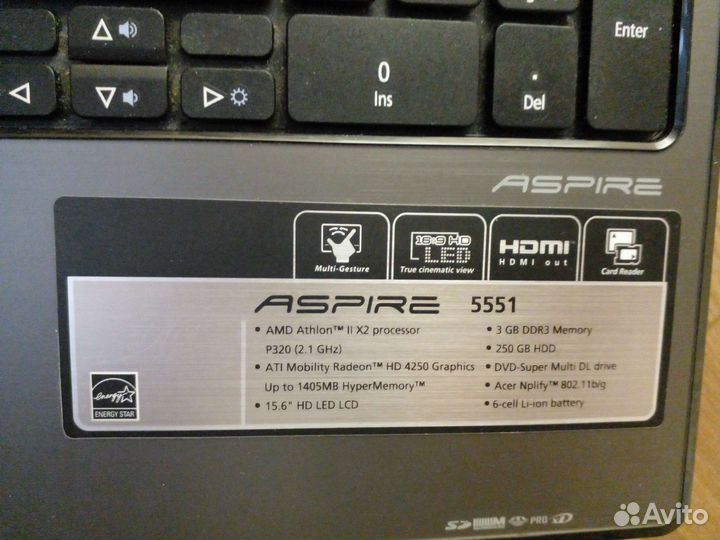 Ноутбук Acer 5551