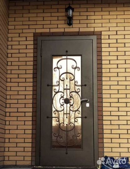 Дверь входная железная с установкой