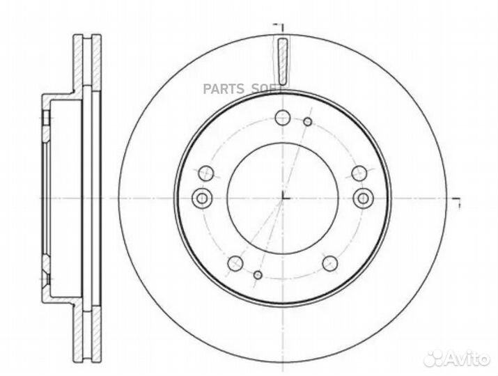 Road house 679010 Диск торм. Kia Sportage (K00)