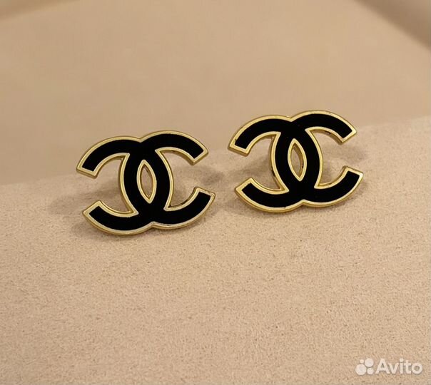 Chanel серьги пусеты коллекция 2023 года премиум