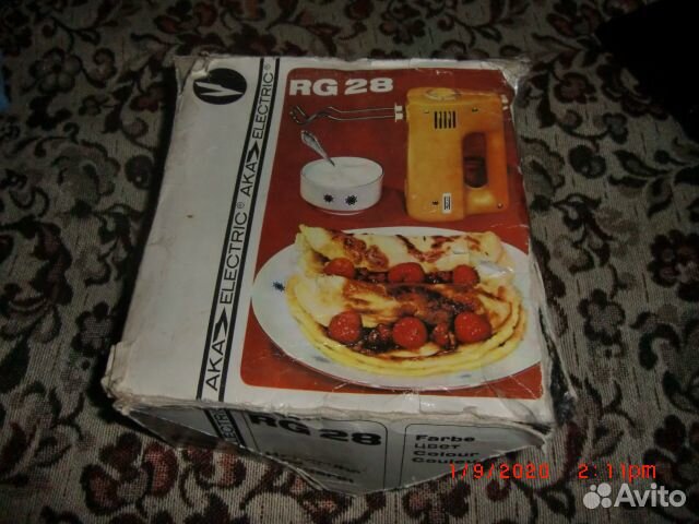 Винтаж Миксер RG 28 гдр электр. нов