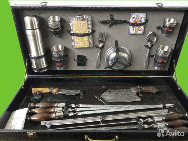 Шашлычный подарочный набор Кизляр эксклюзив