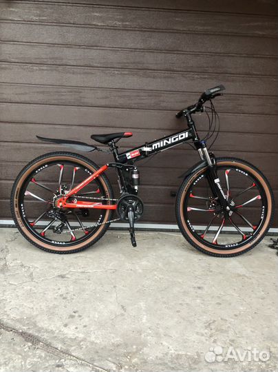 Велосипед новый на литых дисках 26