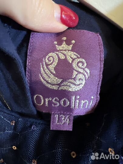 Новогодние праздничное платье orsolini 134