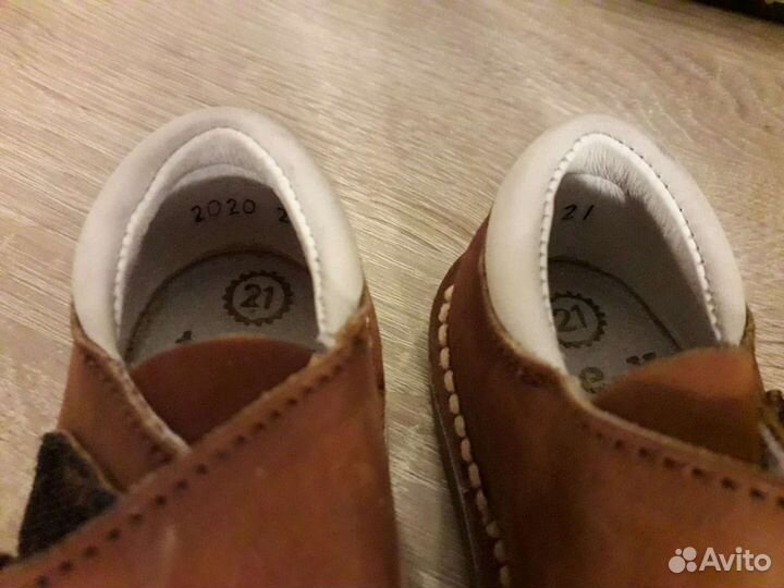 Туфли детские кожаные