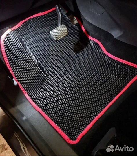 Автоковрик EVA в Опель Антара 3D с бортами