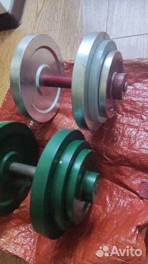 Гантели разборные 20 кг каждая