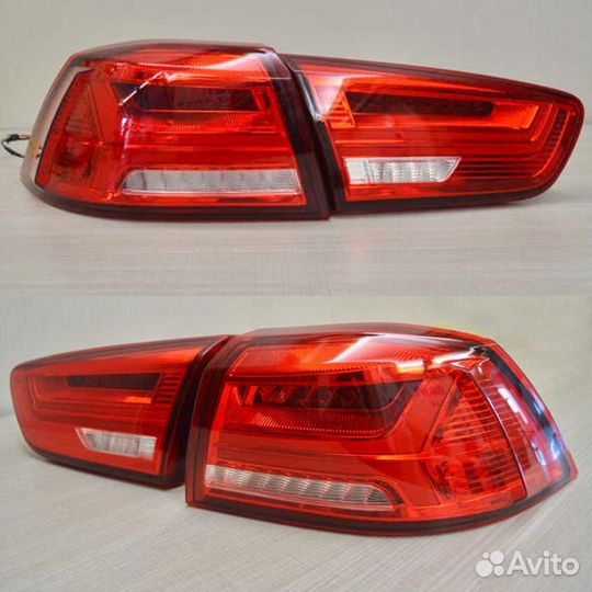 Lancer X Тюнинг Стоп сигналы стиль Audi K6NA2