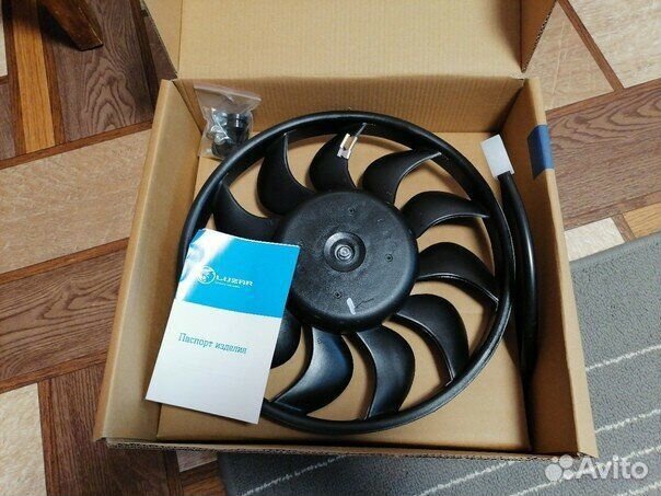 Вентилятор охлаждения Ваз 2110 радиатора Luzar