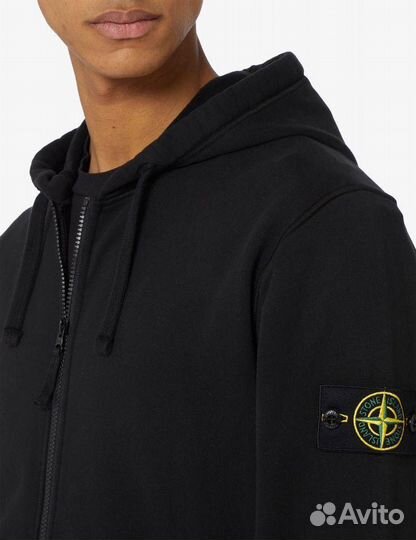 Stone island zip hoodie