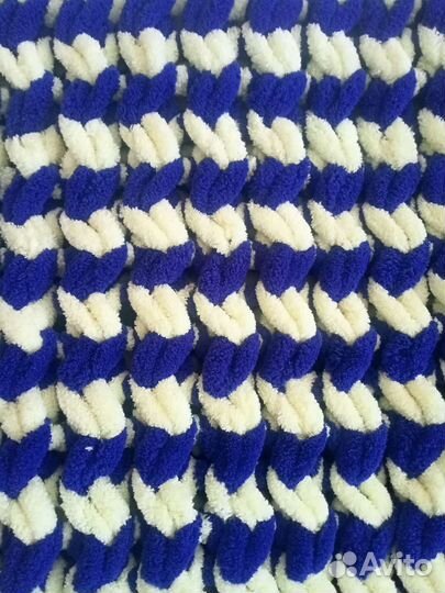 Плед из ализе пуффи