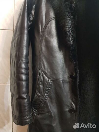 Куртка натуральная норка натуральная кожа