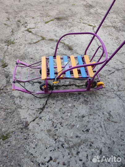 Коляска санки