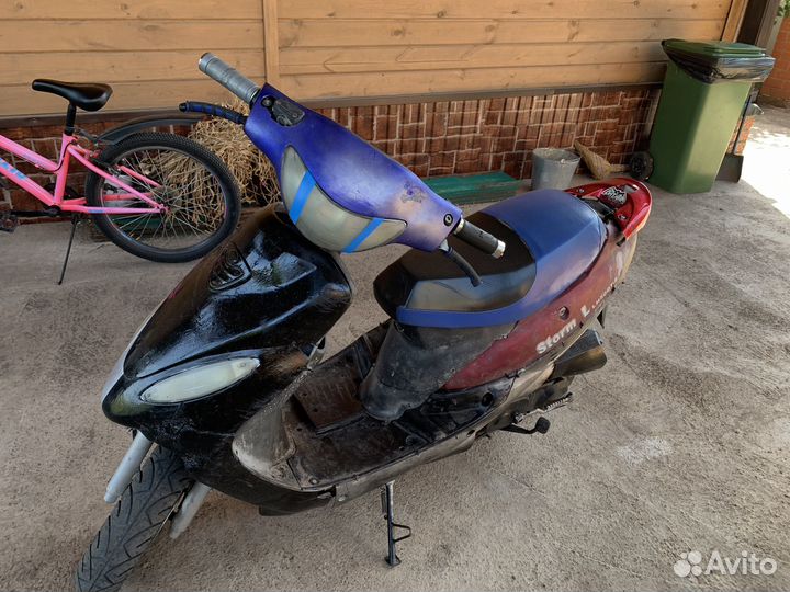 Скутер авм Storm L 70cc + второй двигатель