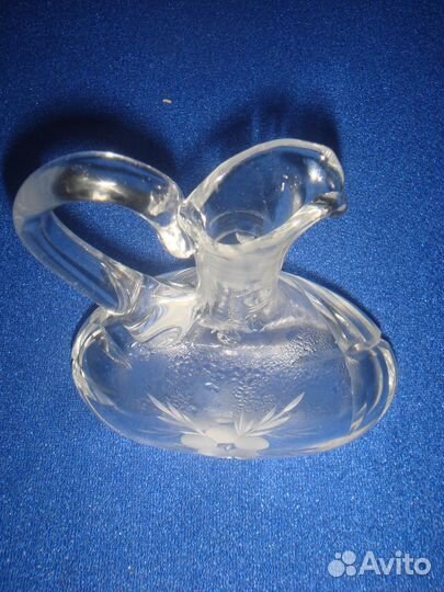 Соусник Германия хрусталь граненый