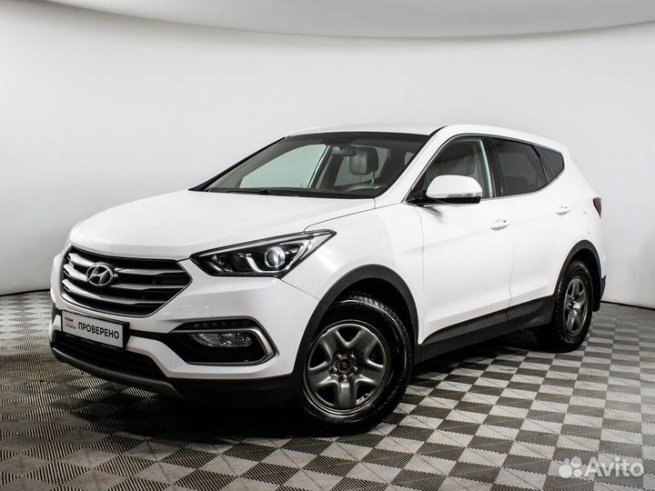 Hyundai Santa Fe 2.2 AT, 2017, 121 330 км
