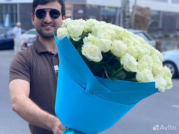 51 роза Букеты Цветы Розы 15 25 45 75 101