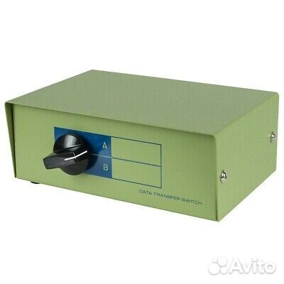 Коммутатор Data Tranfer Switch 1 комп - 2 принтера