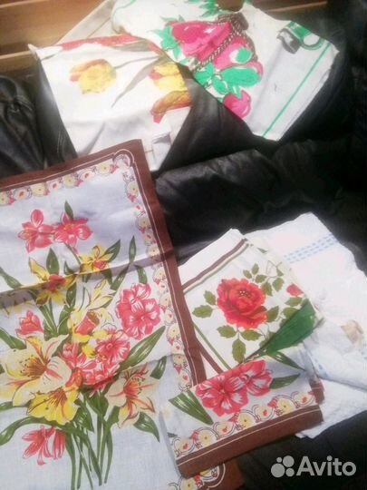 Доска разделочная, полотенце СССР для кухни