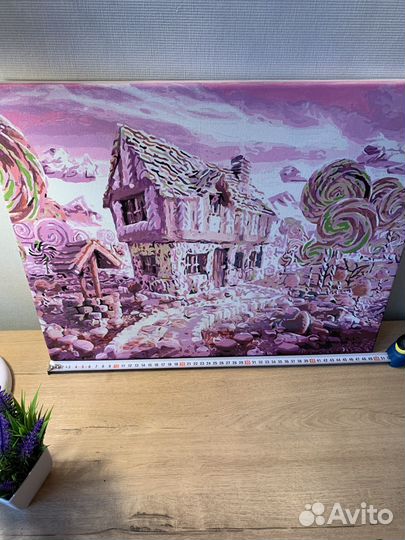 Картина, пряничный домик