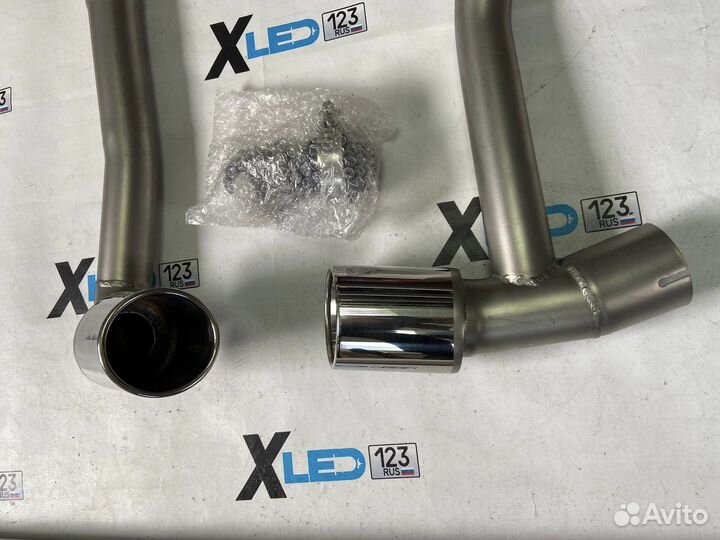 Раздвоение выхлопа BMW F30 F 30 M в M бампер