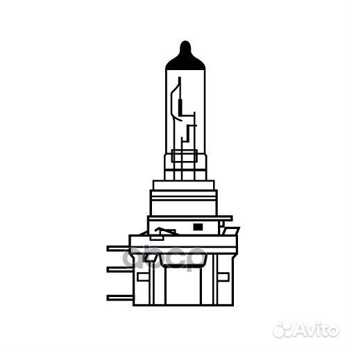 Галогенная лампа AVS Vegas H15.12V.15/55W.1шт